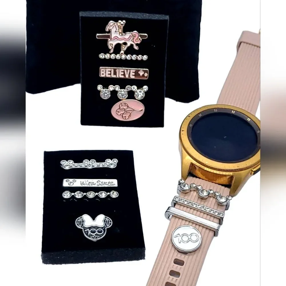 Smart Watch Band Charms Samsung Galaxy Iwatch Decorative Mickey Minnie Carousel